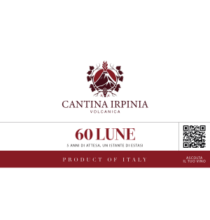 60 Lune Aglianico - Vino Rosso 36 Mesi Barrique | VinoLioItaly