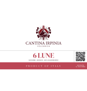 6 Lune Aglianico - Vino Rosso Giovane e Morbido | VinoLioItaly