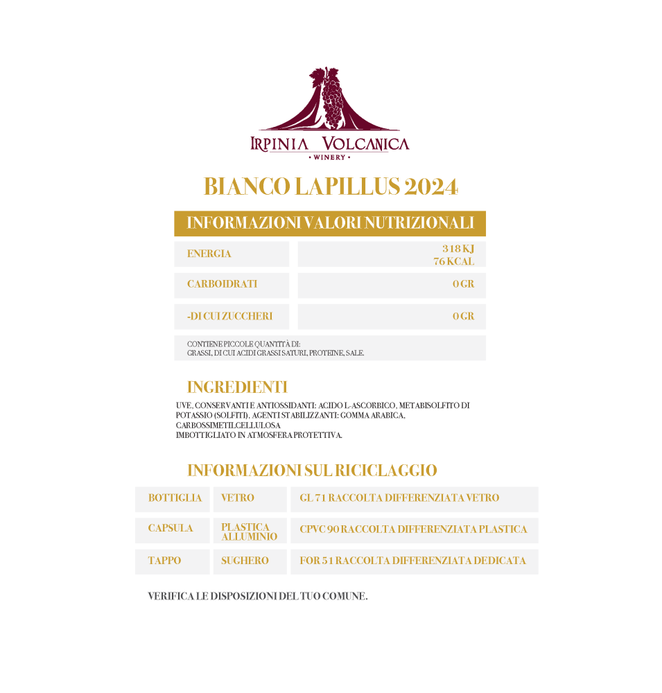 QR Code BIANCO LAPILLUS 2024